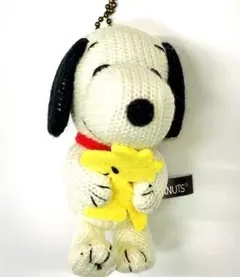 スヌーピー ニットぬいぐるみ キーホルダー