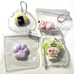 ぷ*ー様 kikisquishy スクイーズ S ミニ セット おにぎり 肉球
