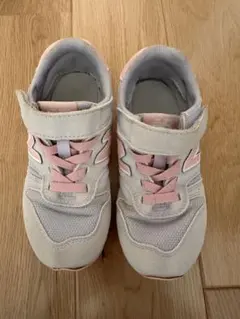New Balance YV373パープルAN2 キッズスニーカー 18cm