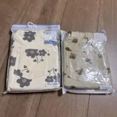 gu サマナルパンツ　女の子　花柄　犬