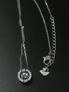 スワロフスキー ネックレSPARKLING DANCE シルバー ブルー