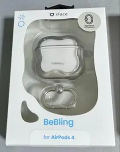 iFace BeBling AirPods 4 ケース ブラック　クリアのサムネイル
