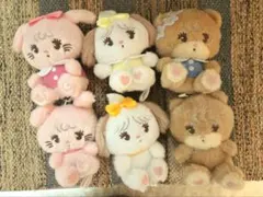 ビジュがいい！６点セットまとめ売り♡mikko ぬいぐるみガチャガチャマスコット