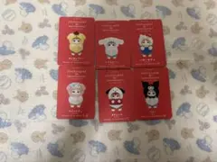 mofusand サンリオキャラクターズ きらめっこ　カード 6枚セット