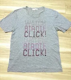 TAKEO KIKUCHI Tシャツ グレー ロゴプリント　メンズのサムネイル