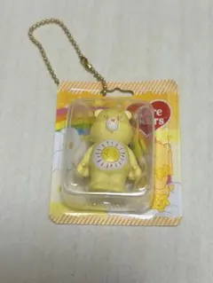 ケアベア フィギュア イエロー ボールチェーン付き