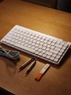 【アクセサリー付】Lofree flow lite 84 オフホワイト
