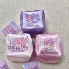 マイメロディ クロミ 甘えんぼナミダミニキャラメルポーチ 3種セット タグ付き①