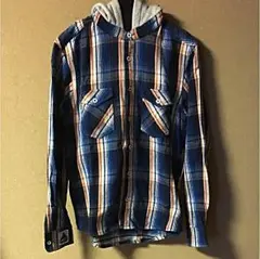 XLARGE チェックシャツ パーカー