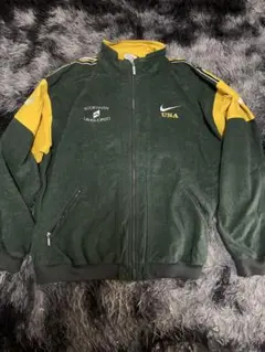 Nike USA ジャージ グリーン/イエロー トラックジャケット