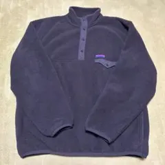 廃盤品　90s復刻　GAP　フリース　ブラック　スナップT シンチラ
