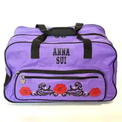 S4 ANNA SUI　ボストンキャリーバッグ　アナスイ　旅行バッグ ANNA SUI mini ロングハンドルボストンバッグBOOK ROSE ver. | 商品