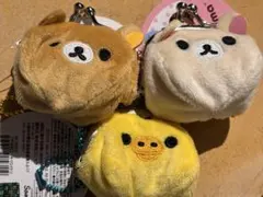 リラックマ、コリラックマ、キイロイトリ ミニミニコインケース