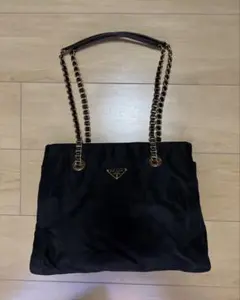 PRADA プラダ ナイロン チェーン トートバッグB4394 未使用 保管品のサムネイル