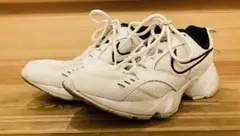 24.0cm ナイキ エアハイツ ホワイトカラー 厚底スニーカー Nike