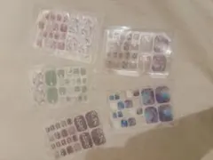 フット ネイルシール 5セット 多様なデザイン