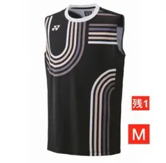 YONEX MEN ノースリーブ ブラック 007 XOサイズ - メルカリ