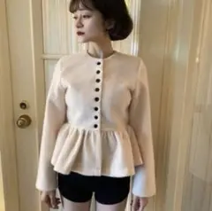 Bibiy. ROSIE PEPLUM TOP ロージーペプラムトップ 新品 Bibiy. ROSIE PEPLUM TOP ロージーペプラムトップ 新品 - メルカリ
