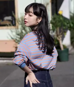 FREAK'S STORE ボーダー長袖カットソーのサムネイル