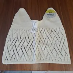 【新品・タグ付き】Think Knit march bag★ ニットトートバッグのサムネイル