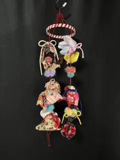 吊るし雛 小サイズ 約53cm ハンドメイド ひな祭り 和雑貨