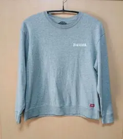 ディッキーズ グレー ロゴ刺繍 長袖カットソーのサムネイル