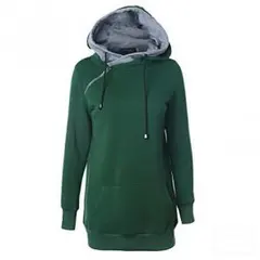 お洒落な　プルオーバートップスパーカー