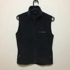 モンベル　クリマプラス200ベスト フリース ジップアップ 1106307