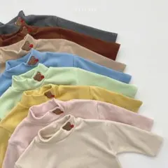 OOTTBEBE / heart bare turtle neck tees