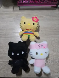 【新品・未使用・タイトー限定】ハローキティMyハローキティ マスコット3種セット