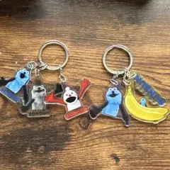 パペットスンスン チャームキーホルダー 2つセット