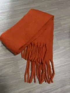 WYM LIDNM マフラー　ストール　レッド