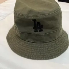 ニューエラLAバケットハット オリーブ