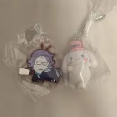 サンリオ　ミニチュアチャーム　ライブキャラクター　シナモン　モンシロー