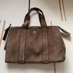 セオリー スエードレザー トートバッグ ハンドバッグ イタリア製 ブラウン