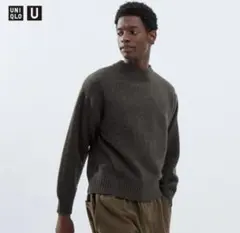 uniqlo u ユニクロユー　プレミアムラムローゲージセーター　L 新品未使用