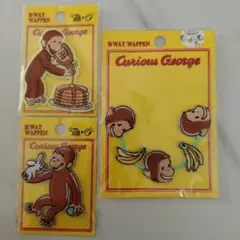 Curious George ワッペンセット