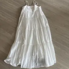 my apparel ホワイトキャミワンピース