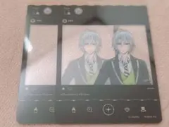 ツイステ マジカメ風クリアカード シルバー