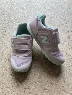 new balance 373 16.5cm ピンク　グリーン　スニーカー