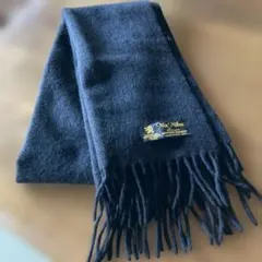 MacMillan 100%カシミヤ マフラー 黒