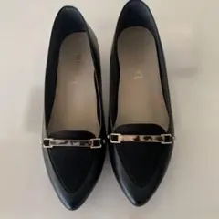 かめ様専用 美品 1回のみ着用 #LeTalon 黒 フラットシューズ
