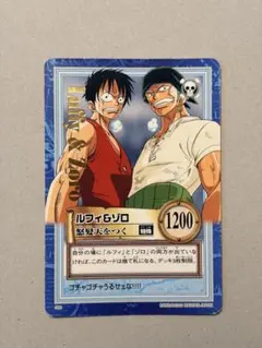 【美品 希少】ワンピース カードダス ルフィ&ゾロ S84 2001