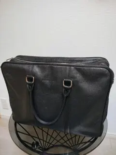LONGCHAMP ロンシャン ブラック レザー ビジネスバッグ 一泊二日可能のサムネイル