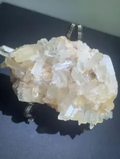 水晶 クラスター オレンジ ピンク 天然石
