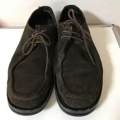 PRADA スウェード ダークブラウン シューズ サイズ25.5-26