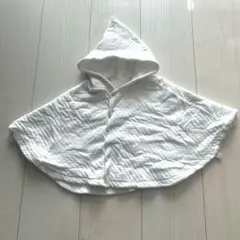プチバトー　ポンチョ　リバーシブル