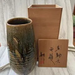 宮内啓裕 作】高岡銅器 青銅 花瓶 共箱付き（刻印あり・美品） - メルカリ