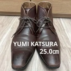 SALE❣️メンズブーツ本革25.0㌢【YUMI KATSURA】 レースアップ