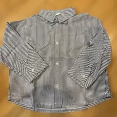 長袖シャツ グレー キッズ